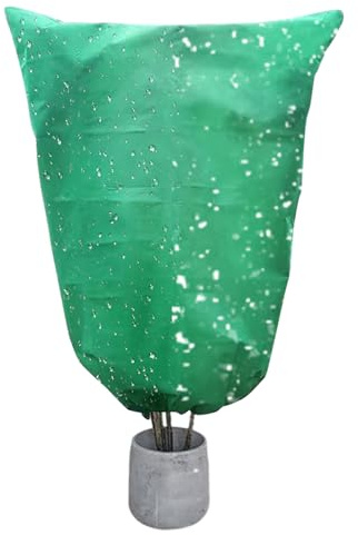 Huxibai Fundas Protectoras Antihielo | Protector Antihielo con Cremallera y Cordón Ajustable | Resistente Para Árboles Frutales Verduras Flores Protección Anticongelante