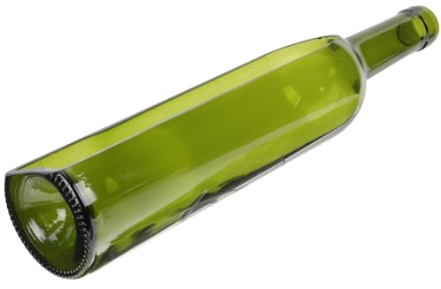 Uonlytech Ciotola in Vetro Verde per Uso Domestico e Ristorante, Resistente e Facile da Pulire, Superficie Liscia e Lavorazione Raffinata per Presentazioni di Cucina Molecolare