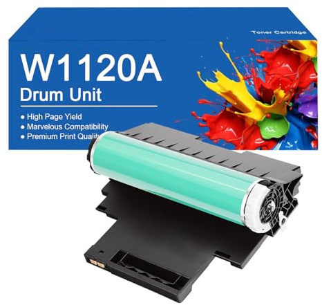 Unidad de Tambor de Imagen W1120A de Repuesto para impresoras láser a Color HP 179fnw, 178nw, 150a y 150nw (Alto Rendimiento, 7000 páginas),W1120A-1Set