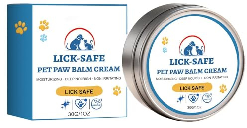 Generisch Balsamo per zampe, 30 g, crema per la riparazione del naso, lozione idratante a prova di perdite, per gatti e razze medie e grandi, balli screpolati, escursioni