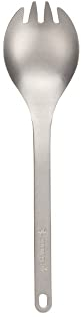Snow Peak SCT-004 Titanium Spork, Lightweight, Compact for Camping/Backpacking, Eco-Friendly, Daily Use, Lifetime Product Guarantee, Silver