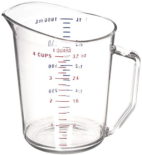 Cambro Manufacturing 100MCCW135 Camwear Measuring Cup 1 qt (1 Each)