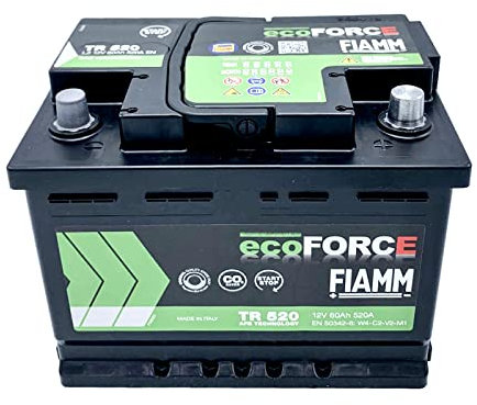 BATTERIA AUTO FIAMM TR520 ecoFORCE AFB START&STOP 60Ah