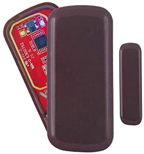 Honeywell 5800MINIBR 5800 Mini Brown Wireless Door/Window Contact Supplied with Lithium Battery