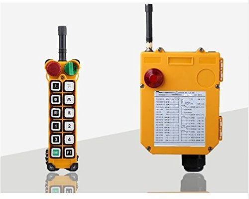GOWE F24-12D, 24 V, 36 V, 48 V, 220 V, 380 V, telecomando industriale senza fili per verricello elettrico sollevamento sollevamento carrello sollevatore sopra colore: 24 V