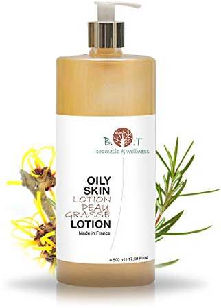 B.O.T Cosmetic & Wellness - Lotion Purifiante Visage 500ml | Peau Grasse | Nettoyante, Hydratante | Régule Sébum | Réduit Points Noirs, Taille: 500ml, Lot de 1