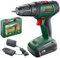 Bosch Home and Garden Cordless Drill UniversalDrill 18V (1 Battery, 18 Volt System, in Carrying case), Black