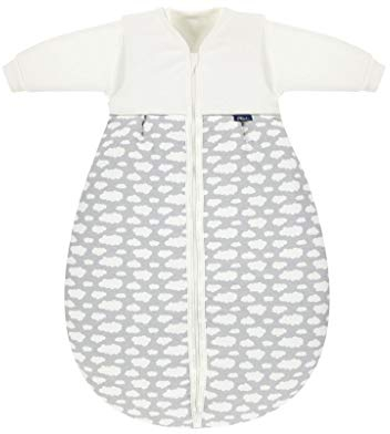 Alvi Kombi-Schlafsack | Ganzjahres Baby-Schlafsack 2-teilig | Innensack mit Ärmel & gefütterter Außensack | Temperaturen von 15 bis 30°C