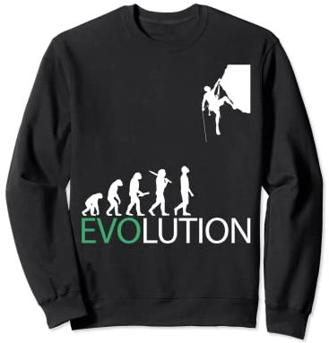 Bergsteigen Bouldern Freiklettern Bergsteiger Berge Klettern Sweatshirt