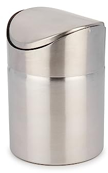 La Cafetière Mini Coffee Pod / Tea Bag Bin, Stainless Steel, Silver