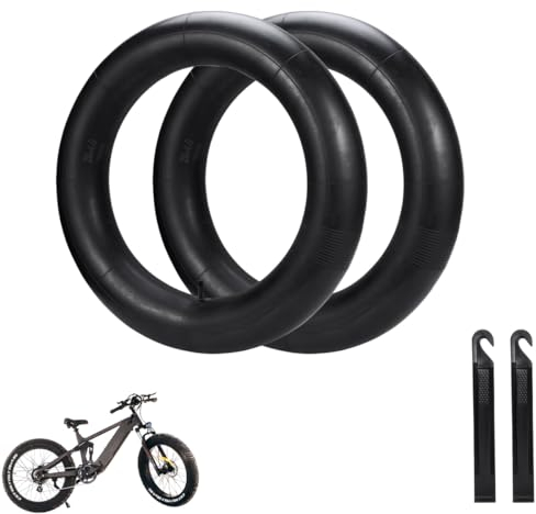 20x4.0 Fat Bike Schlauch (2er-Pack) mit AV35 Schrader Ventil - Ideal für Fat Tire Elektrofahrräder und Mountainbikes