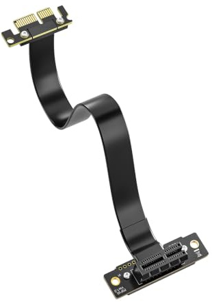 10Gtek PCIe 3.0 Extension Cable, X1 M zu F, 90° zu 90°, 40 cm, P311MF5540