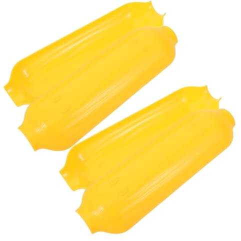 Alipis 4pcs Reusable Corn Holder Plate Corn-Shaped Serving Dish for BBQ and Parties Appetizer Tray for Dining Table Decor and Serving