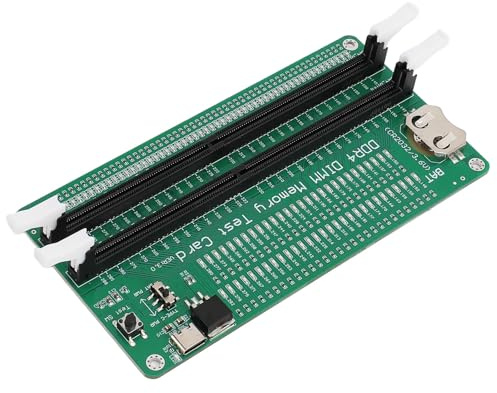 DDR4-Speichertester, Professionelle DDR4-Speichertestkarte mit LED-Anzeigen, RAM-Modul und Computer-Motherboard-RAM-Steckplatz, Einfacher Test, Schneller Diagnoseanalysator