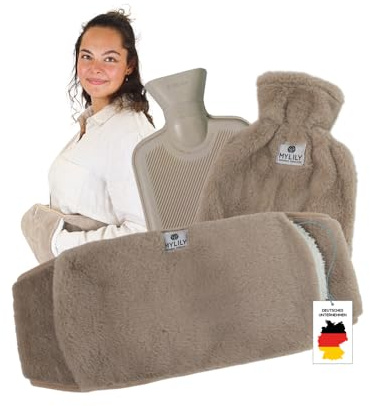 MYLILY | cintura per borsa dell'acqua calda mestruale | borsa acqua calda peluche | bottiglia di acqua calda | cintura scalda schiena e mestruazioni