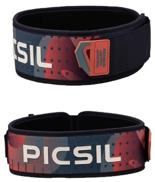 PICSIL Cinturón Lumbar Recto Neopreno, Soporte 10 cm - Navy, S