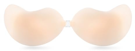 YZROHYI Klebe BH Push Up Silikon,Invisible Bra Rückenfrei,Selbstklebender BH Wiederverwendbare,Unsichtbarer BHS Damen,Klebe Brust,Sticky Bra,Wasserfest Klebe BHS Schweißfest,Trägerloser Bras