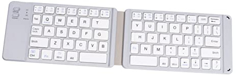 UKCOCO Tastiera Pieghevole Per Tablet e Smartphone Design Portatile e Compatibile e Ricaricabile Tramite Usb