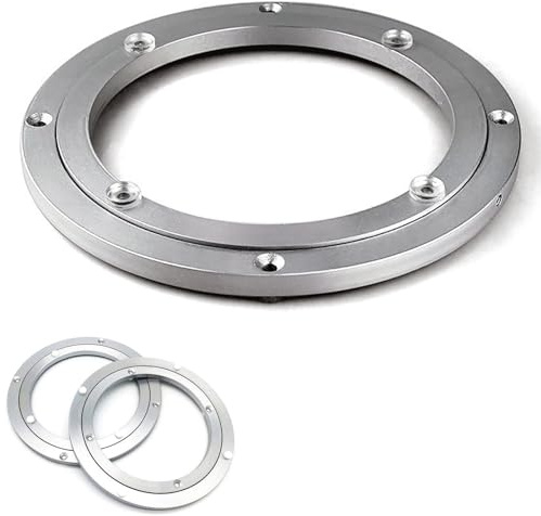 Lazy Susan Revolution Drehteller für Esstisch, Kugellager, 300, 400, 500, 600 mm, robustes Kugellager, Metall, drehbar, großer Küchen-Drehtisch, drehbarer Standfuß