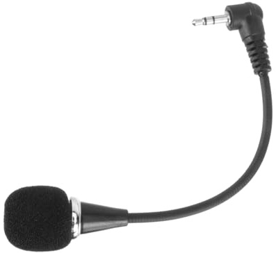 Toddmomy Mikrofon für PC und Laptop Mini-mikrofon Flexibel Geeignet für Skype und Voip mit Standard-audiobuchsenanschluss Frequenzbereich Empfindlichkeit Dezibel Impedanz Kω Plug and Play