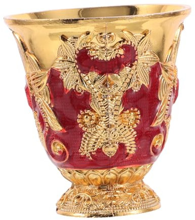 iplusmile Cáliz De Vino Retro Copa De Aleación De Zinc Copa Vintage Para Fiestas Ceremoniales y Bodas Uso Banquetes Elegantes