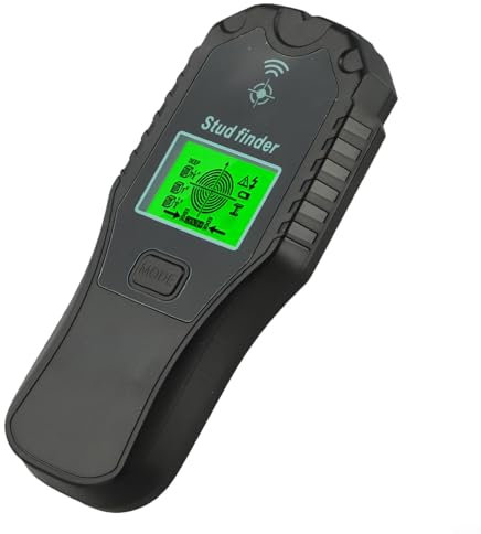 Détecteur mural Deep Scan pour trouver des métaux et des fils, pour projets de rénovation et applications de construction (noir)