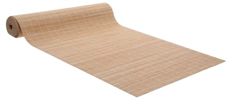 UKCOCO de Mesa de Bambú Natural Recortable de 30cm Ancho y 2m Largo, Resistente al Calor y Fácil de Limpiar para Decoración de Mesas y Picnics