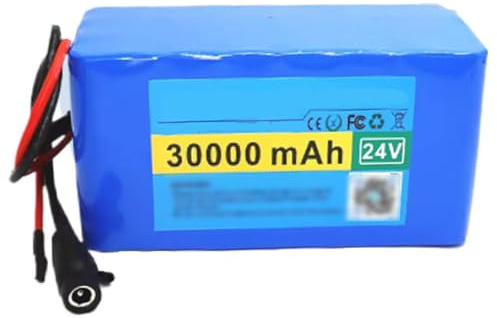 24V 29.4V 30Ah 7S3P E-Bike Akkupack, 24V Elektro Fahrrad Batterie Eingebauter BMS Wasserdichter PVC-Akku Für 100W 200W 350W 400W 500W Motor Mit Ladegerät 24V 30Ah,XT60