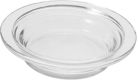 Homoyoyo Vetro Piastra per Scaldacera Vassoio Sostitutivo per Aromaterapia Lampada Riscaldatore di Cera Scodella Riutilizzabile per Oli Essenziali