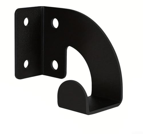 Portautensili per motosega resistente, organizer da parete per garage, giardino, in metallo, nero, salvaspazio, accessori per attrezzature da officina (2 pezzi, arancione)