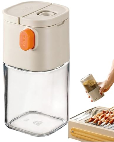 Barattoli dosatori con doppio ugello, dispenser per sale e pepe, organizer da cucina preciso, bottiglie portatili, per zucchero, estratto di vaniglia, polvere di cottura in polvere da viaggio