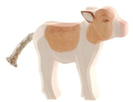 Ostheimer 11024 Kalb braun stehend aus Holz Höhe 7,5cm