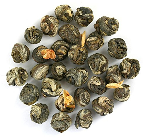 Jasmine Pearls (Dragon Pearls) Premium Loose Leaf Green Tea - Chiswick Tea Co - 100g