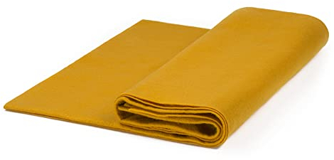 The Felt Store Hochwertiger Bastelfilz Meterware 1,6mm,100% Acrylfilz Altgold, 1 m Länge, 1,8 m Breite - Waschbar & Strapazierbar & Vielseitig für DIY-Projekte und Dekoration