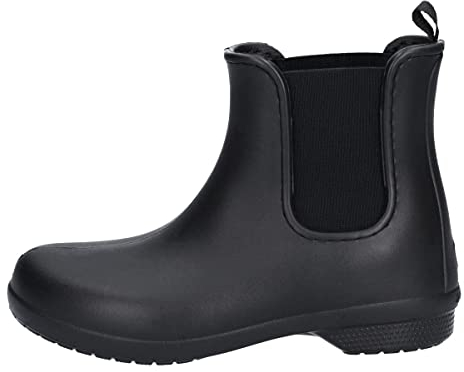 Crocs Donna Crocs Freesail Chelsea Boot W Stivale, Black/Black, 39/40 EU