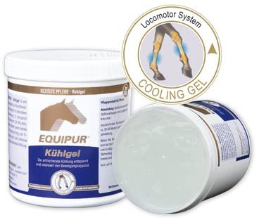 Equipur Kühlgel von Vetripharm | 500 g | Pflegeprodukt für Pferde | Für eine erfrischende und kühlende Pflege nach der Belastung | Mit natürlichem Pfefferminzöl