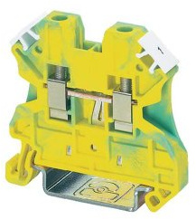 Phoenix Contact UT 10-PE Anschlussklemme für Standard-DIN-Schiene Einfach Grün/Gelb, 0.5 ? 16mm² / 76A, Packung a 5 Stück