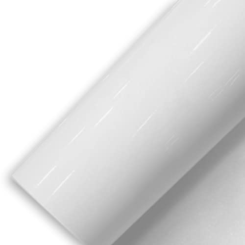 Könighaus (4,36€/m2) Weiß Glanz Autofolie 300 x 152 cm blasenfrei mit Anleitung
