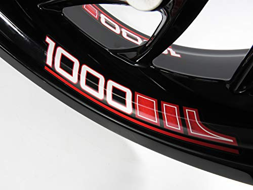 BIKE-label Felgenbett Aufkleber Set für Motorrad Auto Felgen 16-21 Zoll rot Größe 1000-790106