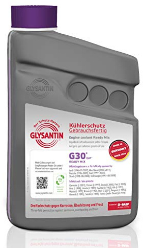 Glysantin 50673055 Kühlerschutz G30 Ready Mix, gebrauchsfertig 1 Liter