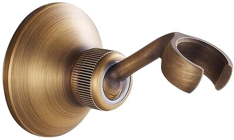 Cabeza de ducha, Juego de ducha, Teléfono retro de latón Ducha en forma de teléfono, Utilizado en Baño y Ducha Soporte de cobre (Color : Copper bracket)
