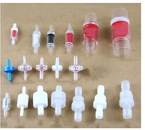 1 stücke Kunststoff Einweg Inline Rückschlagventil Gasluft Flüssigkeit Wasser Flüssigkeiten Einwegventil PVC Schlauchanschlüsse,5 (20×20mm)