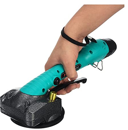 Samnuerly Macchina Vibrante per Piastrelle in Ceramica, Ventosa per Piastrelle in Ceramica, Ventosa Portatile Regolabile, stabilizzatore Automatico dello Strumento di livellamento (Verde)