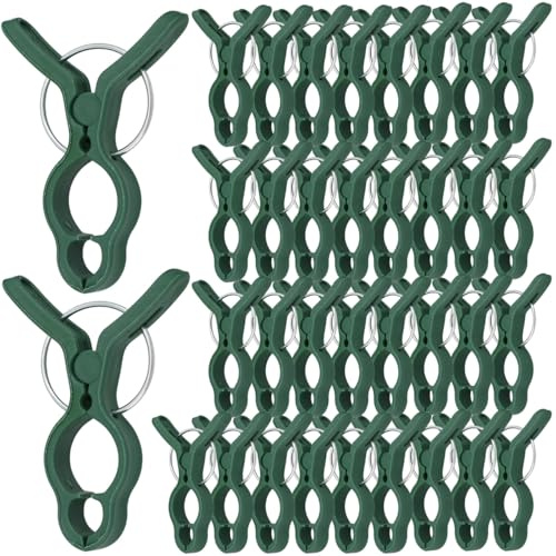 Yardwe Pflanzenclips Tomaten 50 StüCk Klammern FüR Pflanzen Aus Kunststoff Schnappverbindung FüR Spalierschnur Kletterpflanzen Zimmerpflanzen Und Phalaenopsis