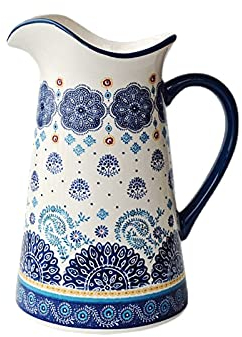 Carafe Eau Théière en porcelaine avec infuseur et couvercle, for thé/café/lait/femme/bureau/à la maison/cadeau Pichet à Thé Glacé (Color : D)
