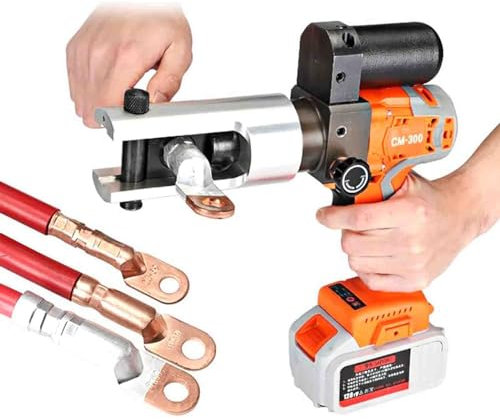 Pinza crimpatrice idraulica industriale elettrica idraulica per capicorda - Pinza crimpatrice professionale con ganasce a pressione, ricaricabile