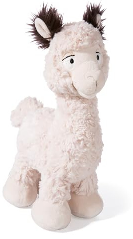 NICI Kuscheltier Alpaka Elli 25cm beige - Stofftier aus weichem Plüsch, niedliches Plüschtier zum Kuscheln und Spielen, für Kinder & Erwachsene - tolle Geschenkidee - 61505