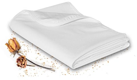 Bluome Matratzenschoner 90 x 200 cm wasserdicht - Oeko-Tex zertifizierte Inkontinenzunterlage waschbar - wasserdichte Matratzenauflage 90x200cm - Matratzenschutz wasserdicht - Nässeschutz weiß