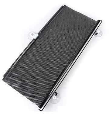 Auto Sichtschutz Fenster Universal-Sonnenschutz Fürs Auto, Faltbar, Einziehbar, Seitlicher UV-Schutz, Visier, Fenster-Windschutzscheiben-Vorhang, Sonnenschutzrollo Fürs Auto Sonnenblende(Black 40X125c