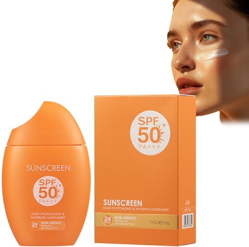 Sunscreen Lotion Crema Solare, Lozione solare Formula Leggera e Non Grassa, Protezione UV e Anti-Età – Perfetta per Viso e Corpo, Parasole multi-effetto